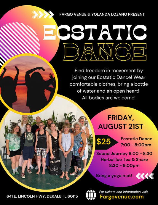 Ecstatic Dance with Yolanda Lozano & Laura Barnes 8/21/2026