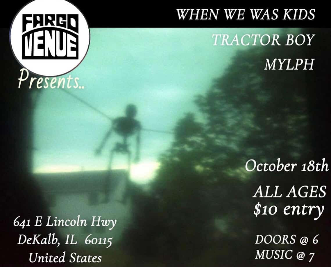 When We Was Kids, Tractor Boy, MYLPH 10/18