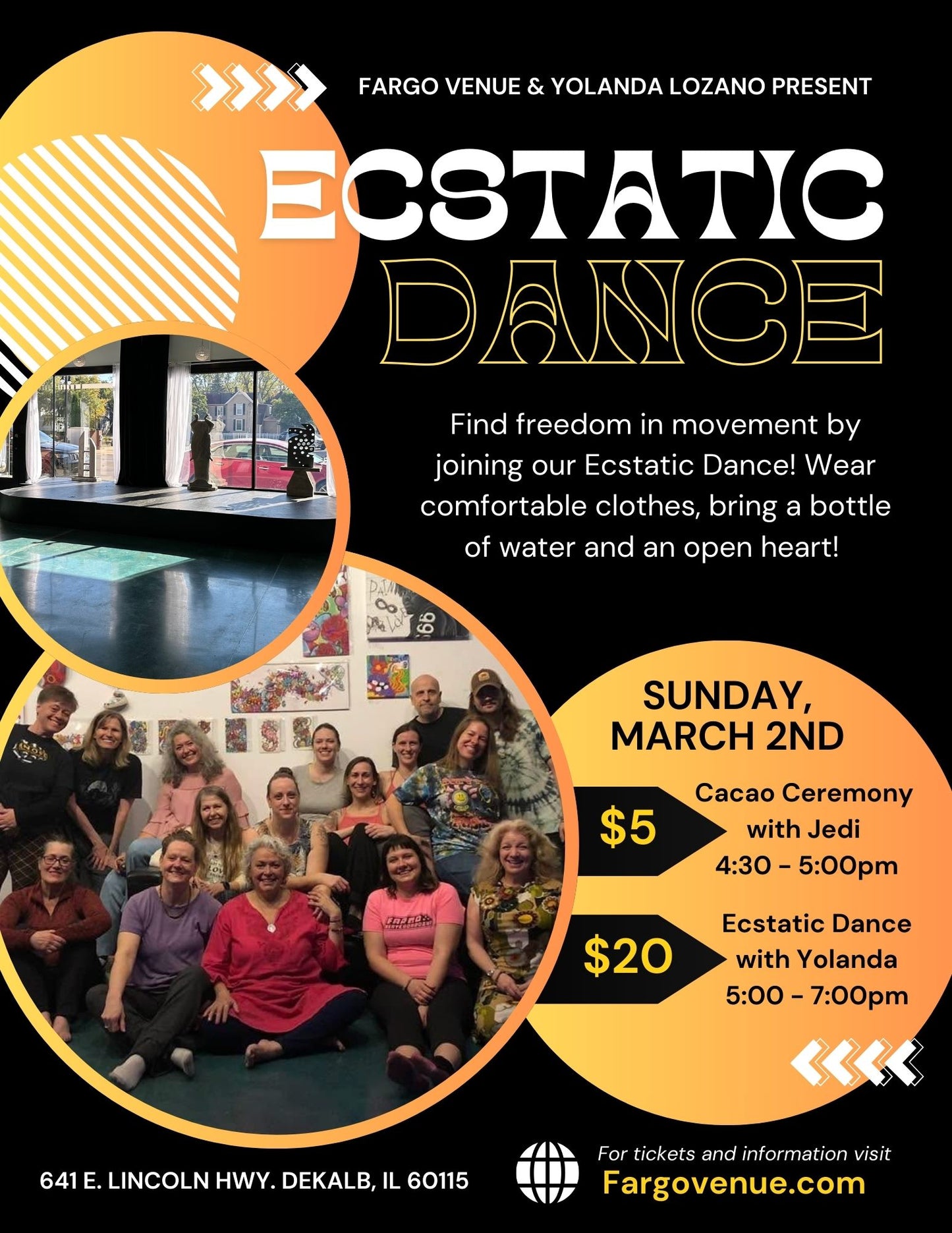 Ecstatic Dance with Yolanda Lozano 3/2/25